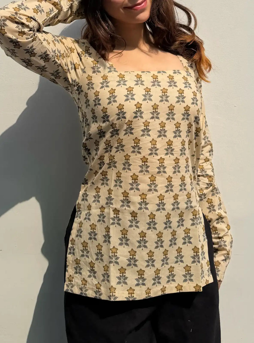 Zarina Square Neck Kurti